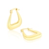 Thumbnail Image 1 of 9ct Yellow Gold Chunky Square Hoop Earrings