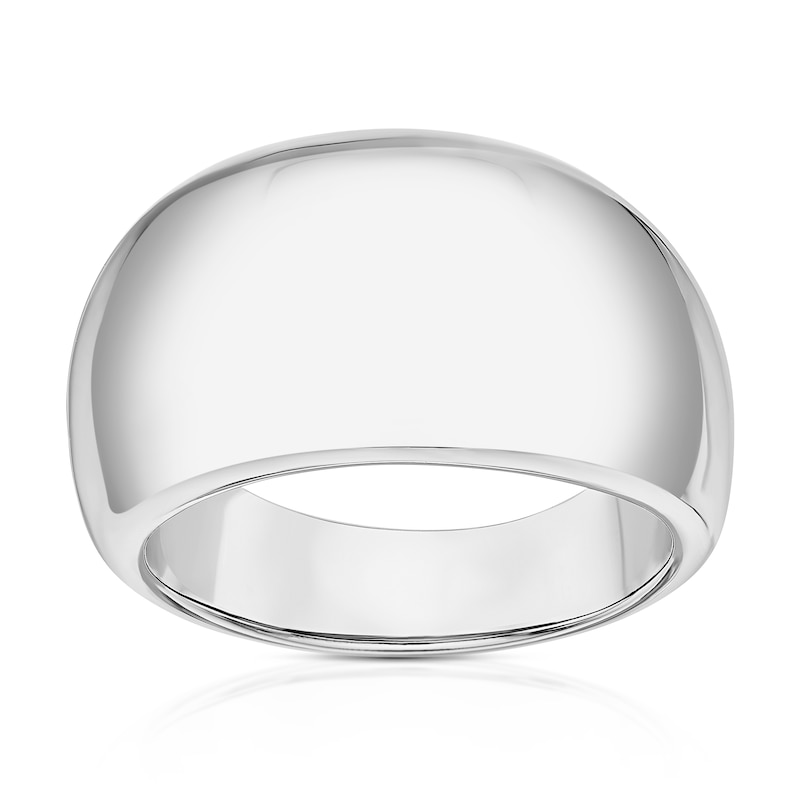 Main Image 1 of Sterling Silver Bubble Chunky Small Ring - Size L