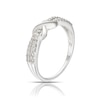 Thumbnail Image 2 of Sterling Silver Cubic Zirconia Kiss Eternity Ring