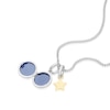 Thumbnail Image 2 of Children's Sterling Silver & 9ct Yellow Gold Little Star Locket 14+2 Inch Necklace