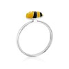 Thumbnail Image 3 of Children's Sterling Silver Bee Enamel Large Ring - Size J