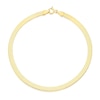 Thumbnail Image 1 of 9ct Yellow Gold Herringbone Plain 7.25&quot; Bracelet