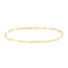 Thumbnail Image 1 of 9ct Yellow Gold Small Square Rambo 7.5&quot; Bracelet