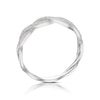 Thumbnail Image 3 of Sterling Silver Cubic Zirconia Twisted Eternity Ring