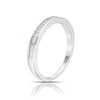 Thumbnail Image 2 of Sterling Silver Cubic Zirconia Baguette Cut Eternity Ring