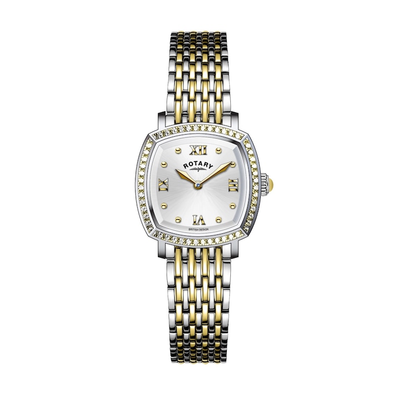 Main Image 1 of Rotary Ladies' White Dial Two Tone Bracelet Watch