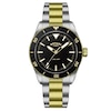 Thumbnail Image 1 of Rotary Men's Matte Black Dial Two Tone Bracelet Watch