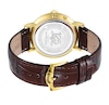 Thumbnail Image 3 of Rotary Moonphase Men's Silver Dial Brown Leather Strap Watch