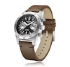 Thumbnail Image 2 of Rotary Men's Black Dial Brown Leather Strap Limited Ediiton Watch