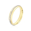 Thumbnail Image 2 of 9ct Yellow & White Gold Diamond Cut Centre Ring