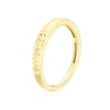 Thumbnail Image 2 of 9ct Yellow Gold Diamond Cut Sparkle Ring