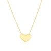 Thumbnail Image 1 of 14ct Yellow Gold Bubble Heart Pendant 18 Inch Necklace