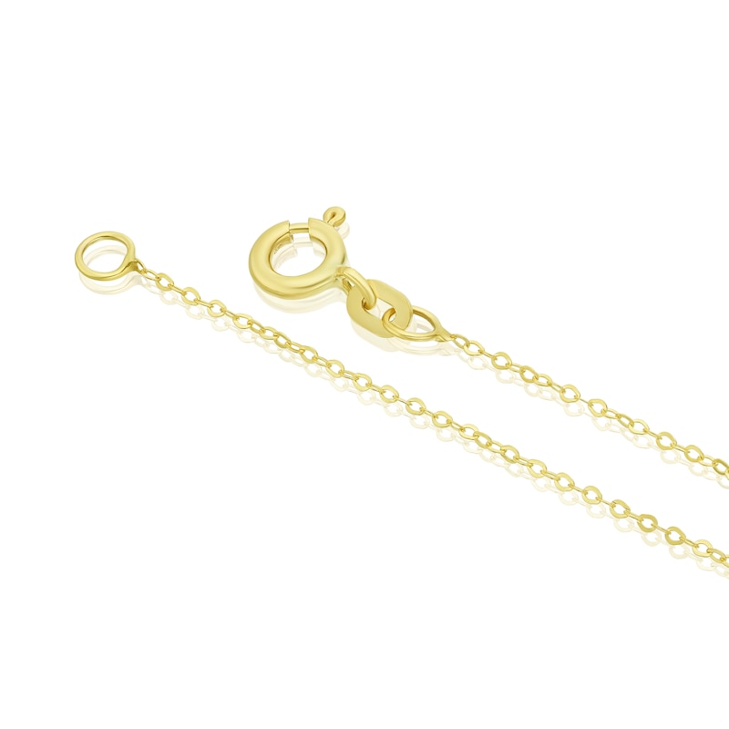 Main Image 3 of 14ct Yellow Gold Bubble Heart Pendant 18 Inch Necklace