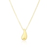 Thumbnail Image 1 of 9ct Yellow Gold Bubble Drop Pendant 18 Inch Necklace