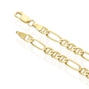 Thumbnail Image 3 of 9ct Yellow Gold Men's Figaro & Anchor 20 Inch Chain