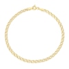 Thumbnail Image 1 of 9ct Yellow Gold Double Curb 7.5 Inch Bracelet