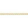 Thumbnail Image 2 of 9ct Yellow Gold Double Curb 7.5 Inch Bracelet