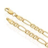 Thumbnail Image 3 of 9ct Yellow Gold Men's Figaro & Anchor 8&quot; Bracelet