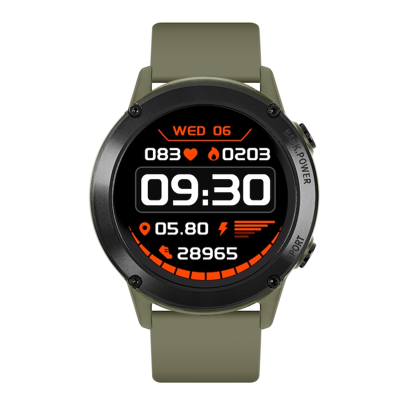 Main Image 3 of Reflex Active Series 18 Khaki Touch Screen Smart Watch