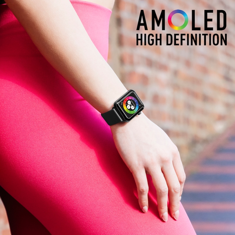 Main Image 3 of Reflex Active Amoled Series 30 Black Smart Watch