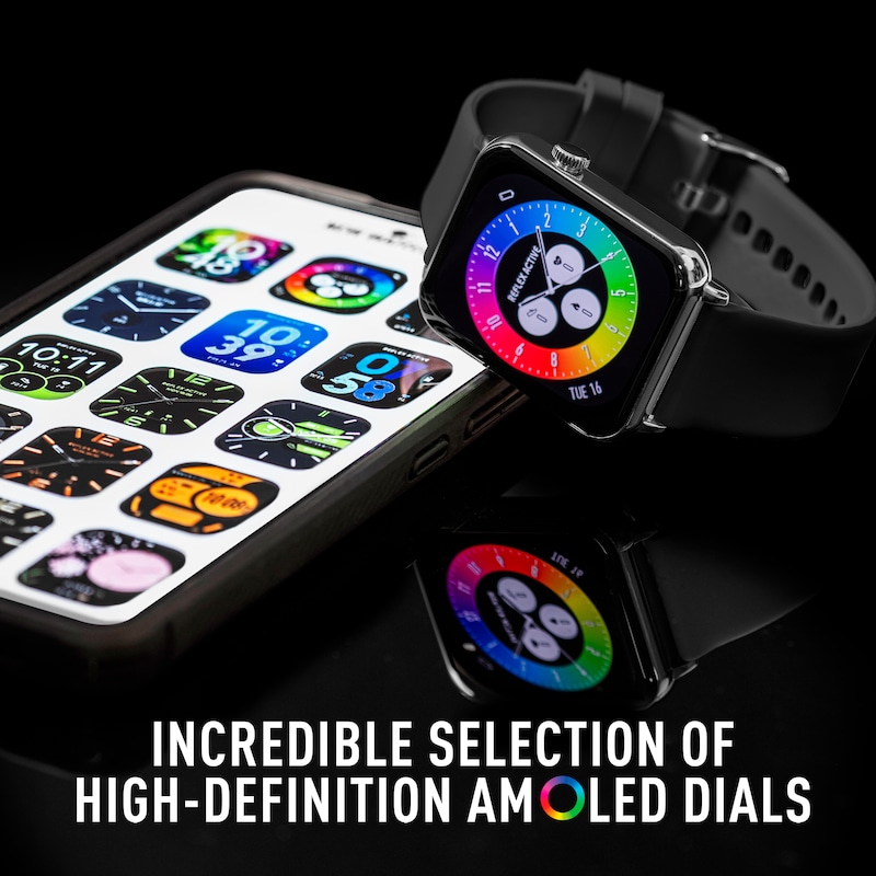 Main Image 5 of Reflex Active Amoled Series 30 Black Smart Watch