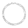 Thumbnail Image 1 of Sterling Silver Men's Figaro Chain 8&quot; Bracelet