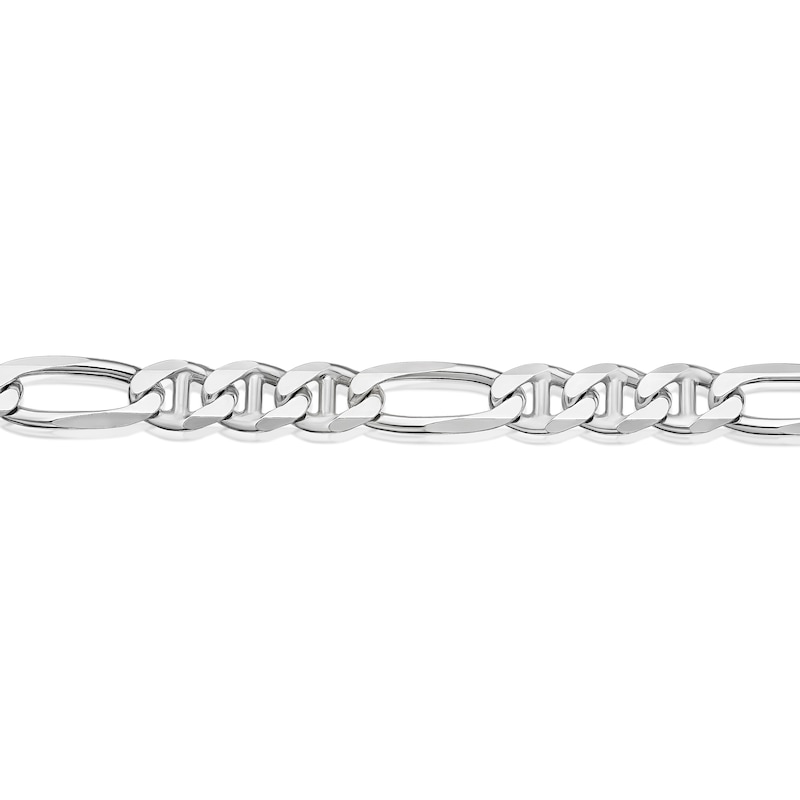 Main Image 2 of Sterling Silver Men's Figaro Chain 8 Inch Bracelet