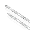 Thumbnail Image 3 of Sterling Silver Men's Figaro Chain 22 Inch Necklace