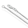 Thumbnail Image 3 of Sterling Silver Men's Black Cubic Zirconia T-Bar Pendant Necklace