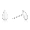 Thumbnail Image 1 of Sterling Silver Small Teardrop Stud Earrings