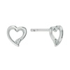 Thumbnail Image 0 of Silver Heart Earrings