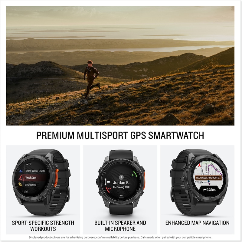 Main Image 2 of Garmin fēnix® 8 Amoled 51mm Smartwatch