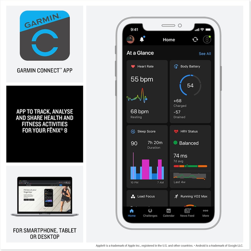 Main Image 5 of Garmin fēnix® 8 AMOLED 51mm Smartwatch