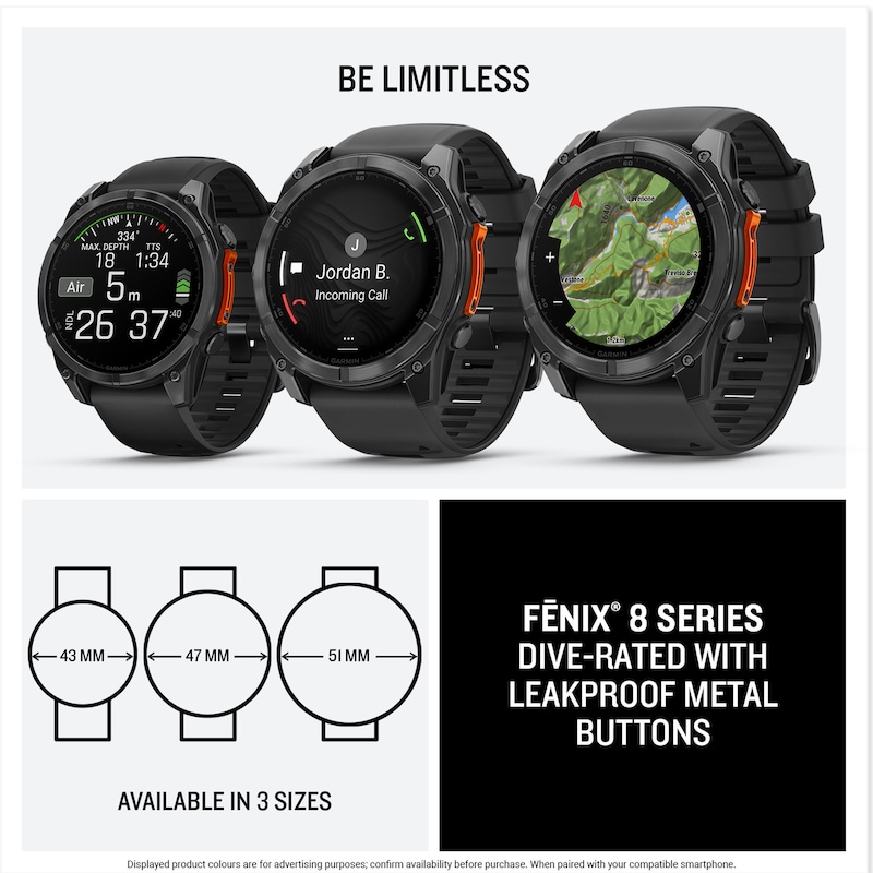 Main Image 6 of Garmin fēnix® 8 AMOLED 51mm Smartwatch