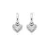 Thumbnail Image 1 of Hot Diamonds Sterling Silver Essence Heart Huggie Earrings