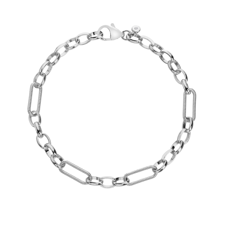 Main Image 1 of Hot Diamonds X Tasha Ghouri Sterling Silver Statement Link Bracelet