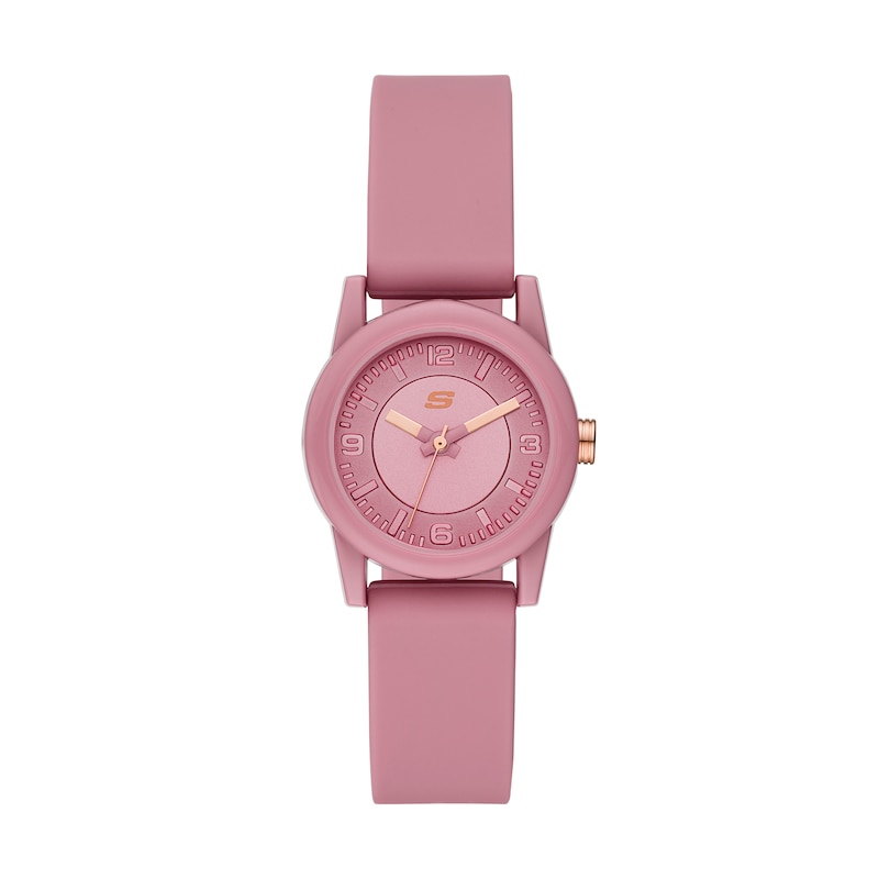 Main Image 1 of Skechers Rosecrans Ladies' All Hot Pink Silicone Strap Watch