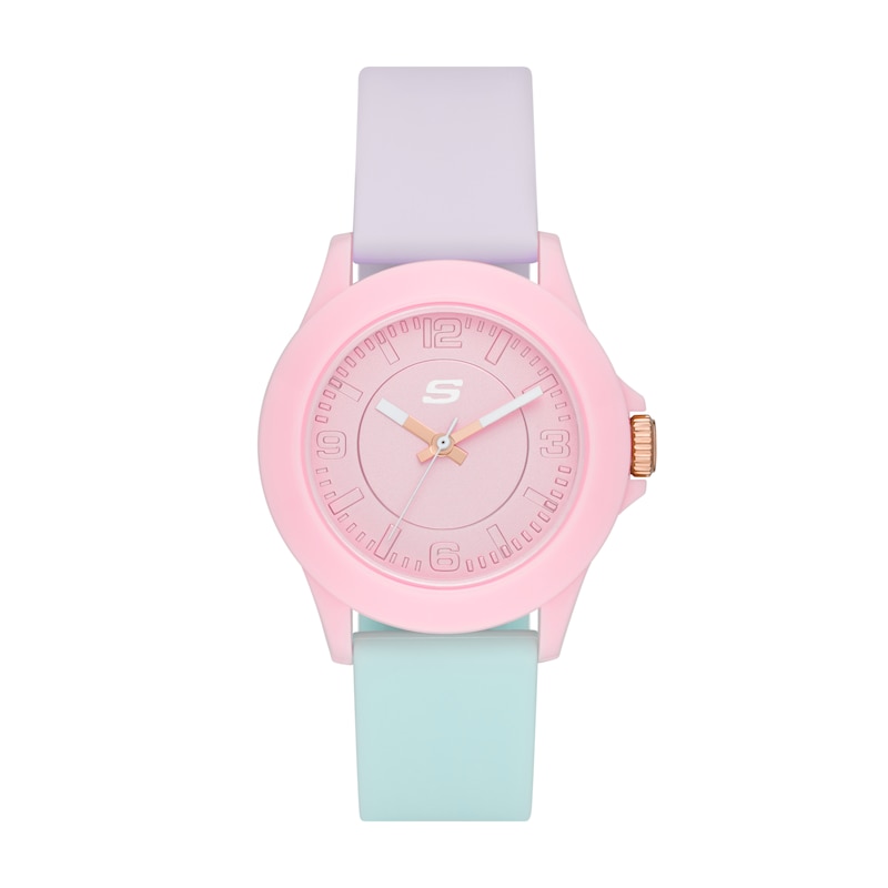 Main Image 1 of Skechers Rosencrans Ladies' Trio Pastel Colours Silicone Strap Watch