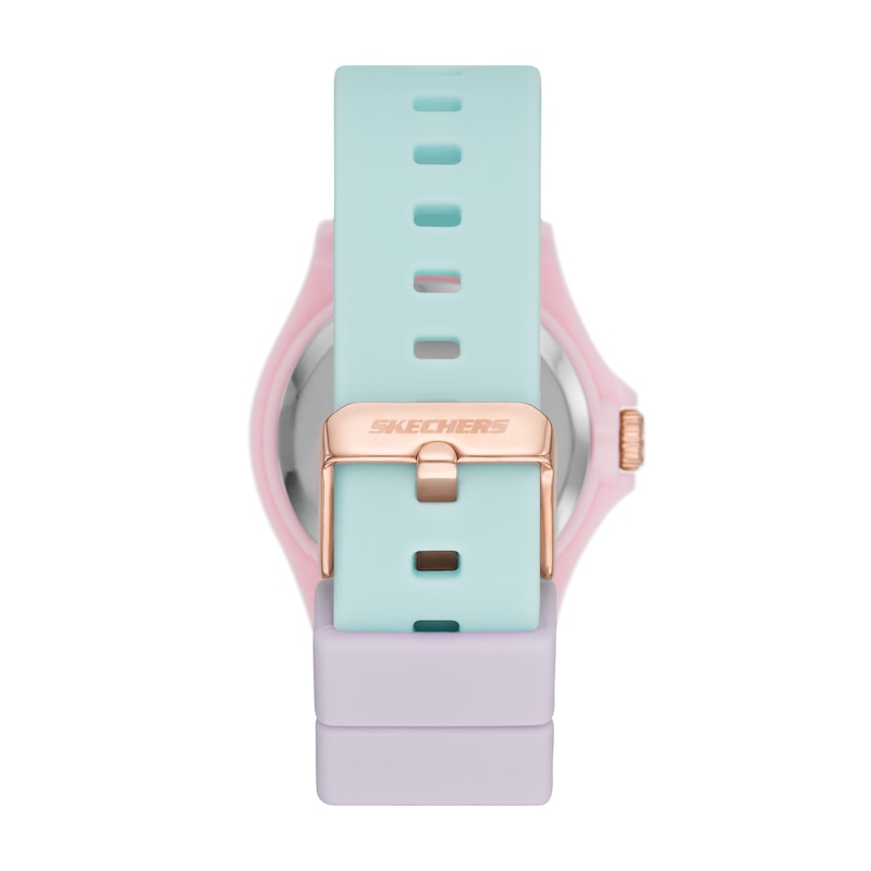 Main Image 3 of Skechers Rosencrans Ladies' Trio Pastel Colours Silicone Strap Watch