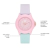 Thumbnail Image 4 of Skechers Rosencrans Ladies' Trio Pastel Colours Silicone Strap Watch