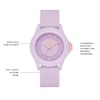 Thumbnail Image 4 of Skechers Rosencrans Ladies' All Purple Silicone Strap Watch