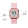 Thumbnail Image 4 of Skechers Beckworth Ladies' Digital Dial Pink Textured Silicone Strap Watch