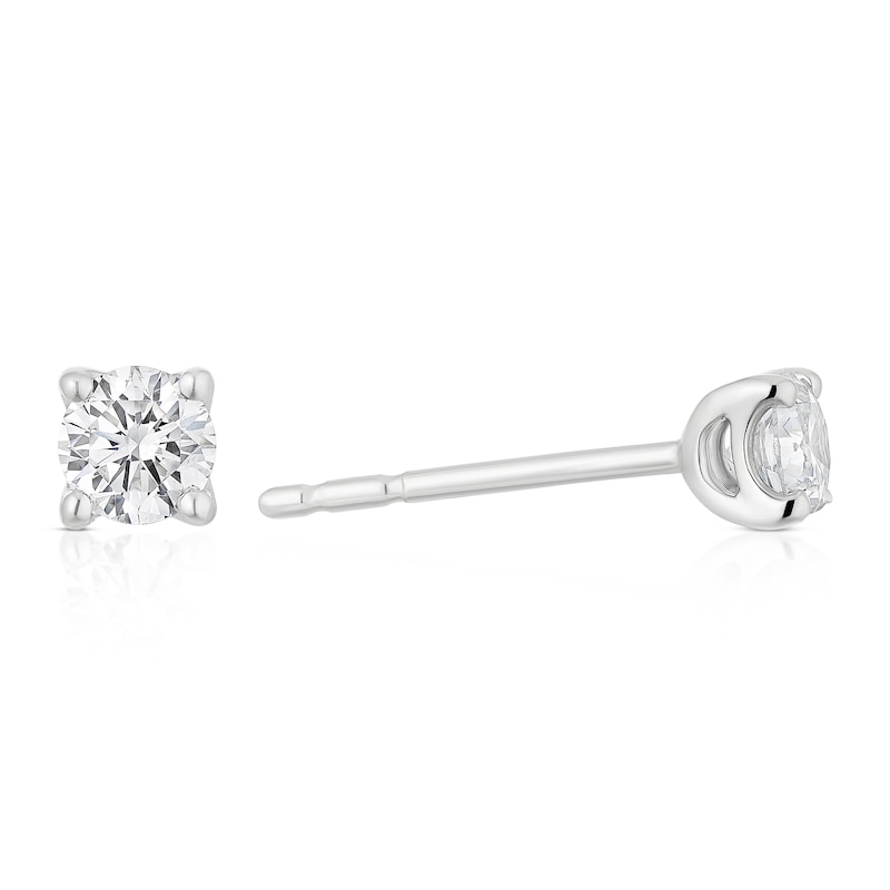 Main Image 1 of 9ct White Gold 0.30ct Lab Grown Diamond Earrings