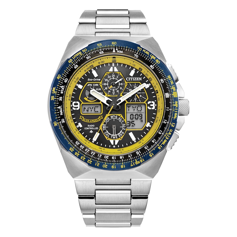 Main Image 1 of Citizen Eco-Drive Blue Angels Men's Blue Dial Stainless Steel Bracelet Watch