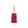 Thumbnail Image 1 of Thomas Sabo Sterling Silver 18ct Gold Plated Red Goldbear Charm