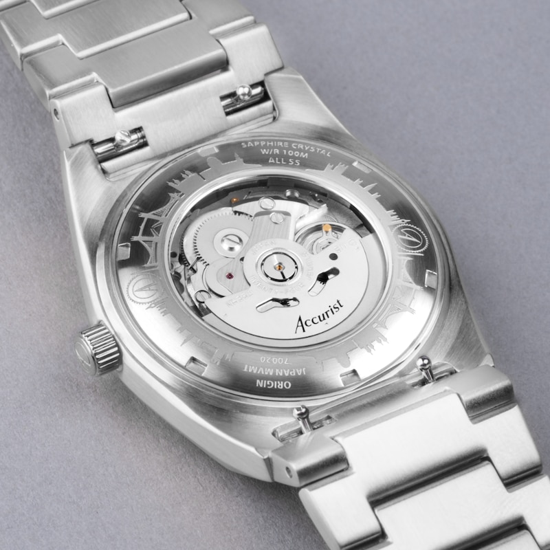 Main Image 6 of Accurist Men's Origin Automatic Stainless Steel Bracelet Watch