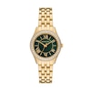 Thumbnail Image 1 of Michael Kors Harlowe Ladies' Green MOP Dial Gold Tone Stainless Steel Watch