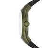 Thumbnail Image 2 of Diesel Streamline Men's Green Iridescent Dial Black Leather Strap Watch