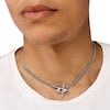 Thumbnail Image 3 of Diesel 'D' Toggle Closure Stainless Steel Necklace