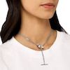 Thumbnail Image 4 of Diesel 'D' Toggle Closure Stainless Steel Necklace